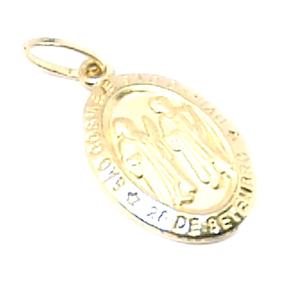 Medalha de So Cosme Damio em ouro 18k - 2MEO0273